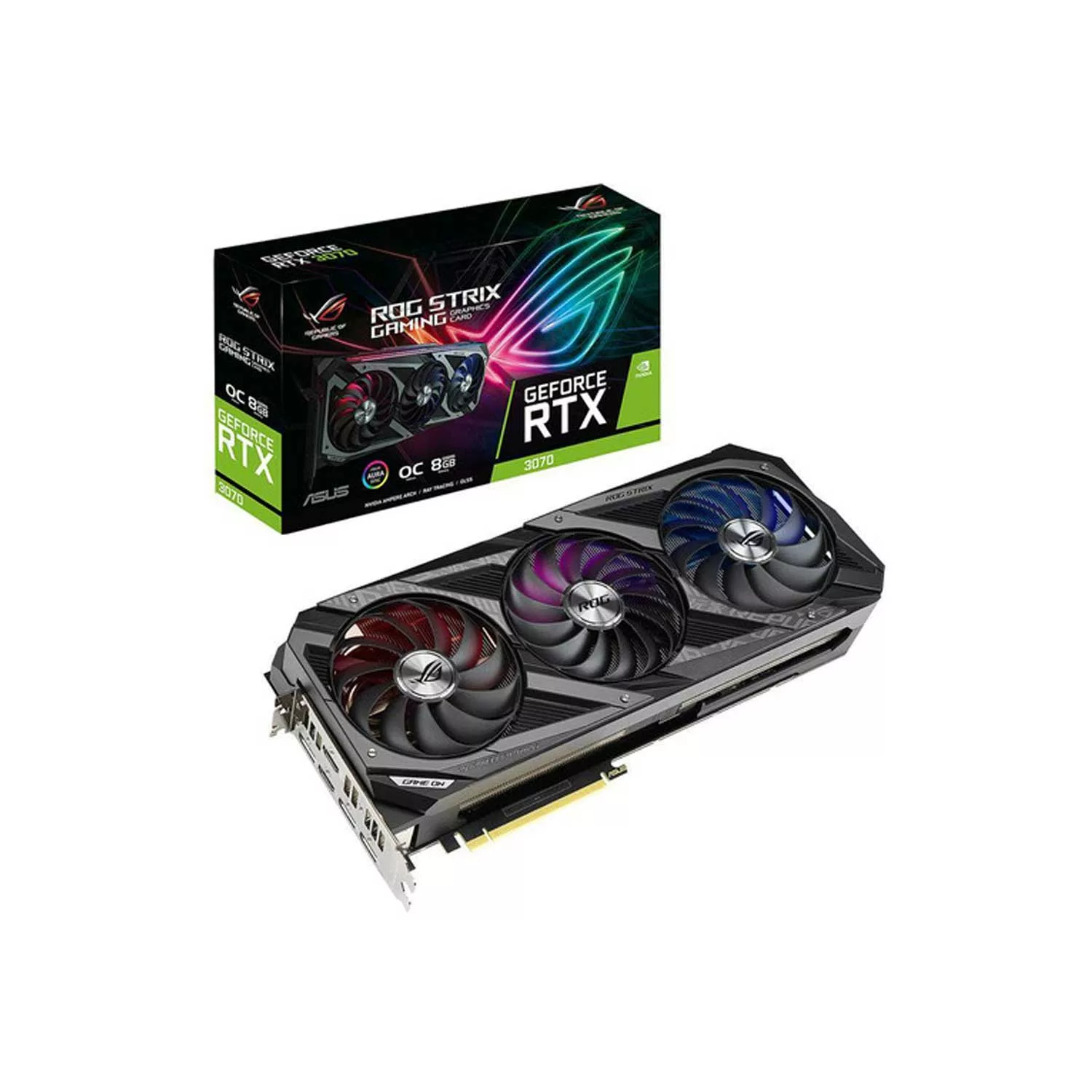 کارت گرافیک استوک ایسوس مدل Asus 3070 ROG Strix Gaming OC