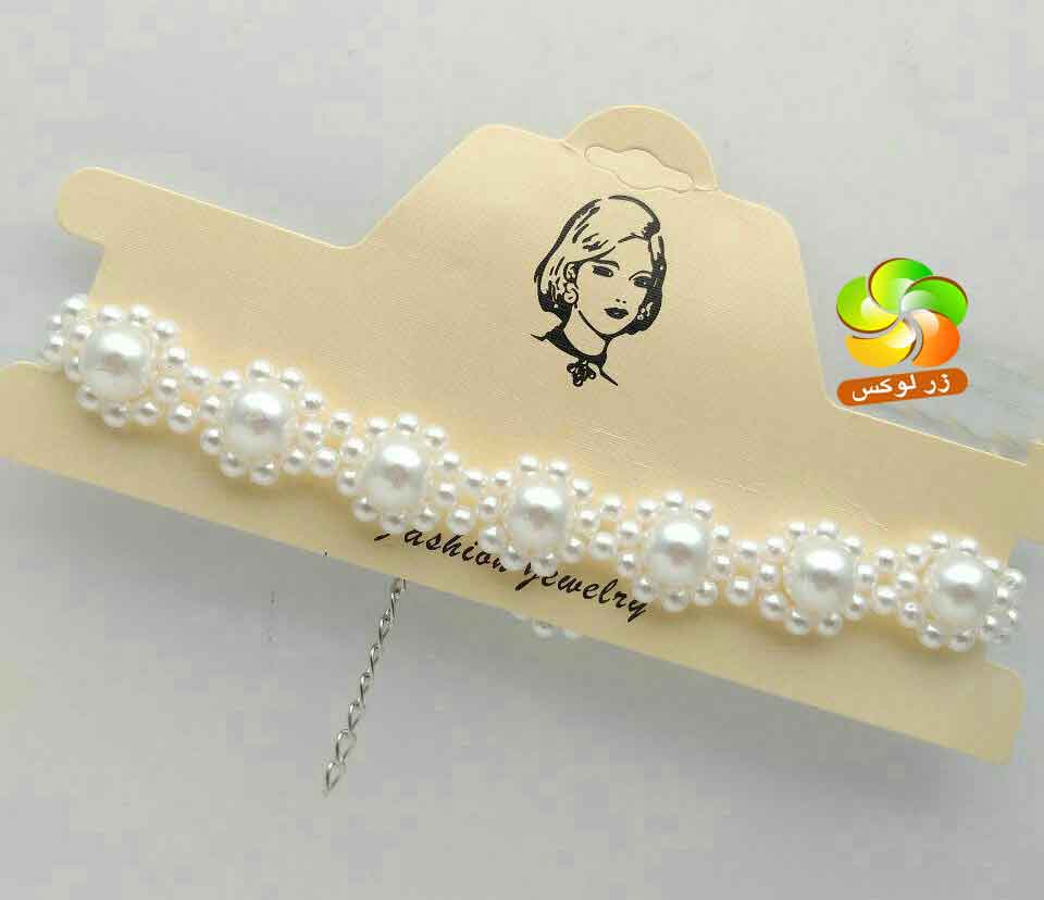 گلوبند چوکر مرواریدی مجلسی فانتزی زنانه