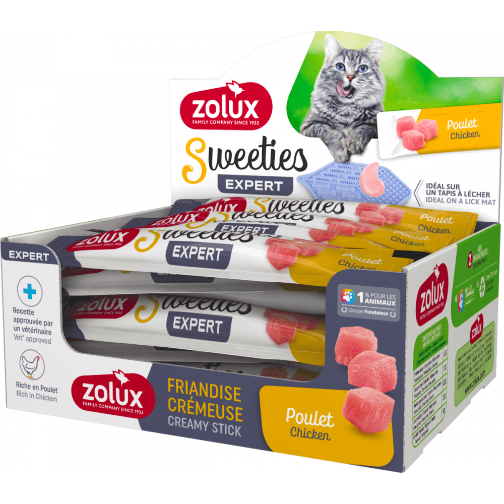 بستنی گربه Zolux مدل Creamy Stick با طعم مرغ 1 عددی