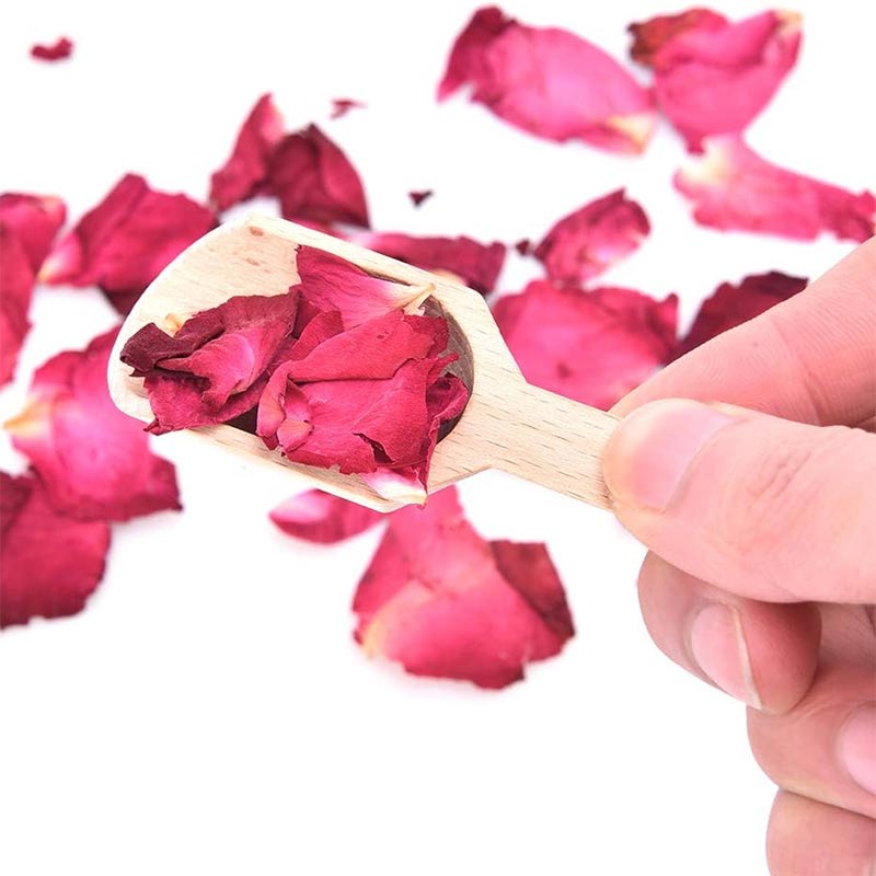 قاشق ادویه چوبی سرتاس 4 عددی — تصویر ۵