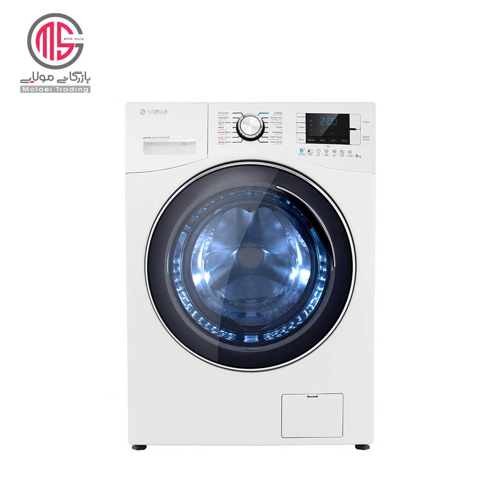 ماشین لباسشویی 8 کیلویی اسنوا مدل SWM1-84W40
