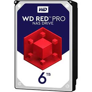 هارددیسک اینترنال برند وسترن دیجیتال مدل Red Pro WD6002FFWX با ظرفیت ۶ ترابایت