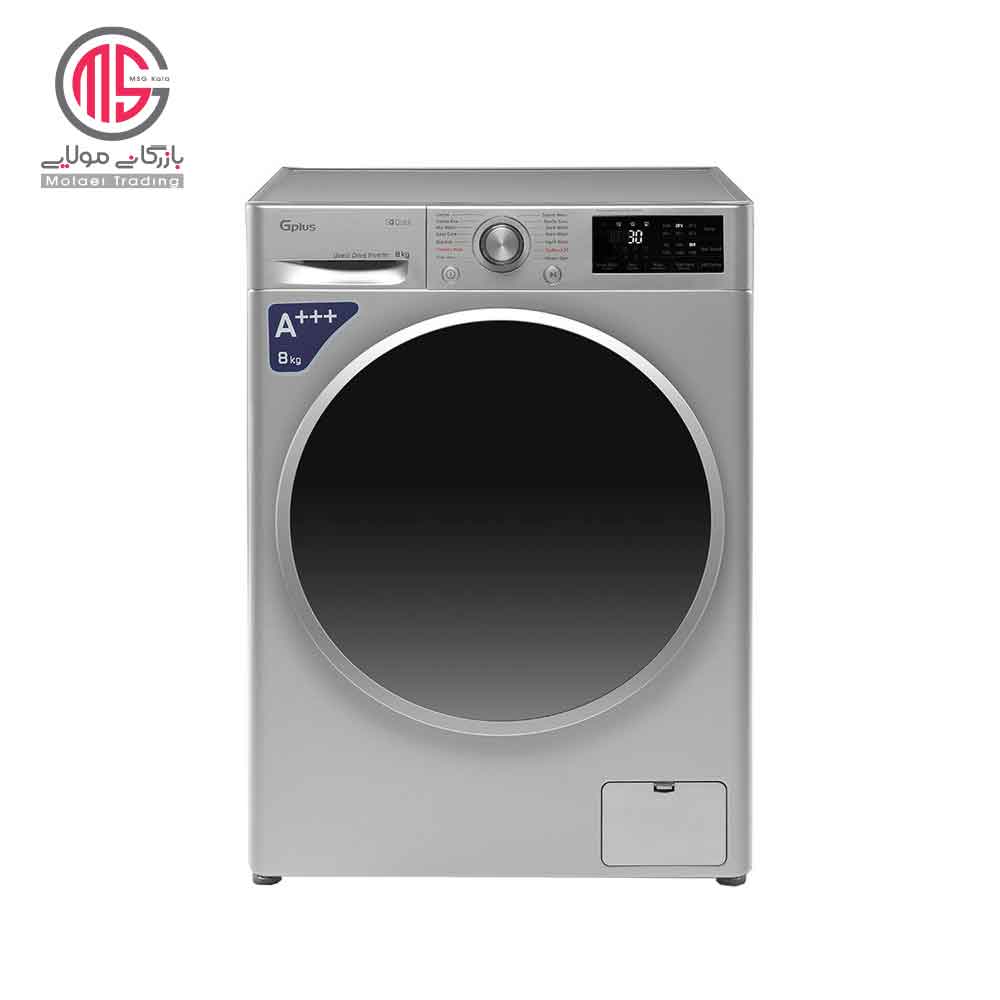 ماشین لباسشویی 8 کیلویی جی‌ پلاس مدل GWM-L807
