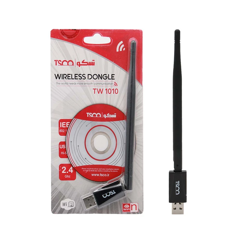 کارت شبکه بی سیم تسکو مدل TSCO TW 1010 WIFI