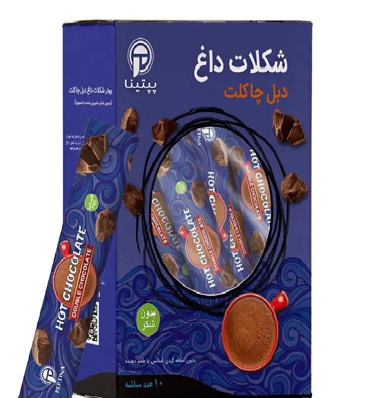 هات چاکلت دبل پپتینا ساشه ای