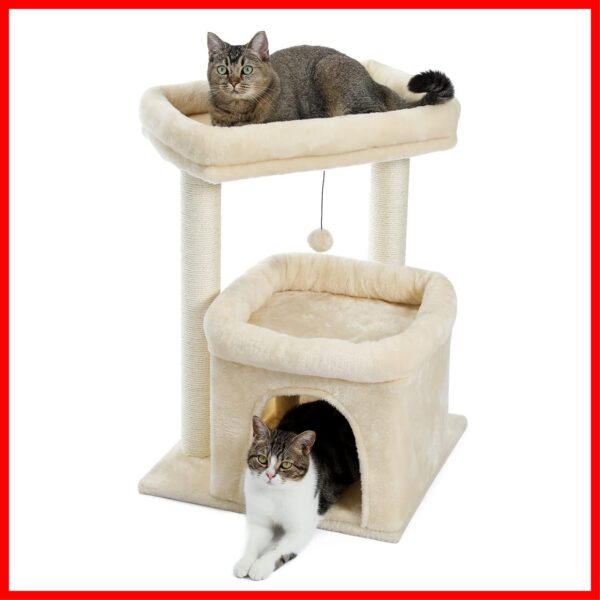 اسکرچر و درخت گربه MeowNa مدل بادام