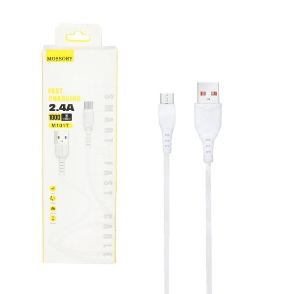 کابل Micro USB فست شارژ Mossory 2.4A — تصویر ۴