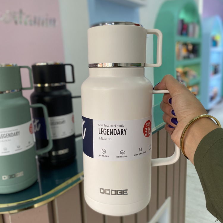 فلاسک کوهنوردی استیل دودج DODGE 1600 ml — تصویر ۵