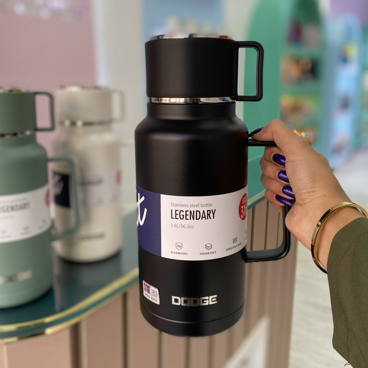 فلاسک کوهنوردی استیل دودج DODGE 1600 ml — تصویر ۴