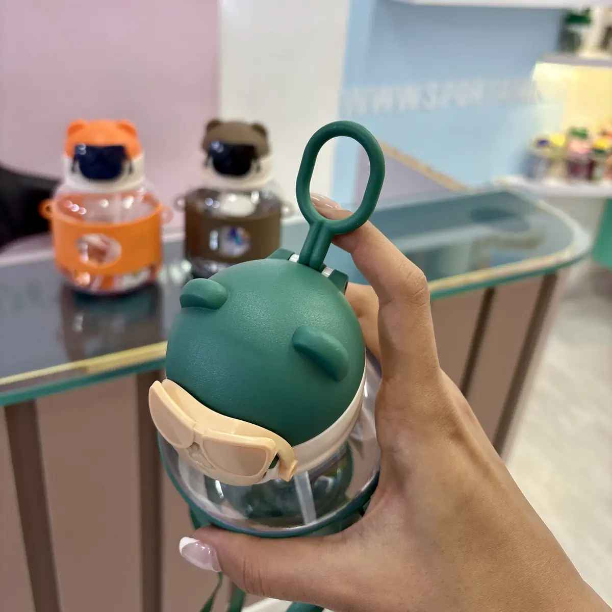 قمقمه کودک خرسی عینک دار — تصویر ۶