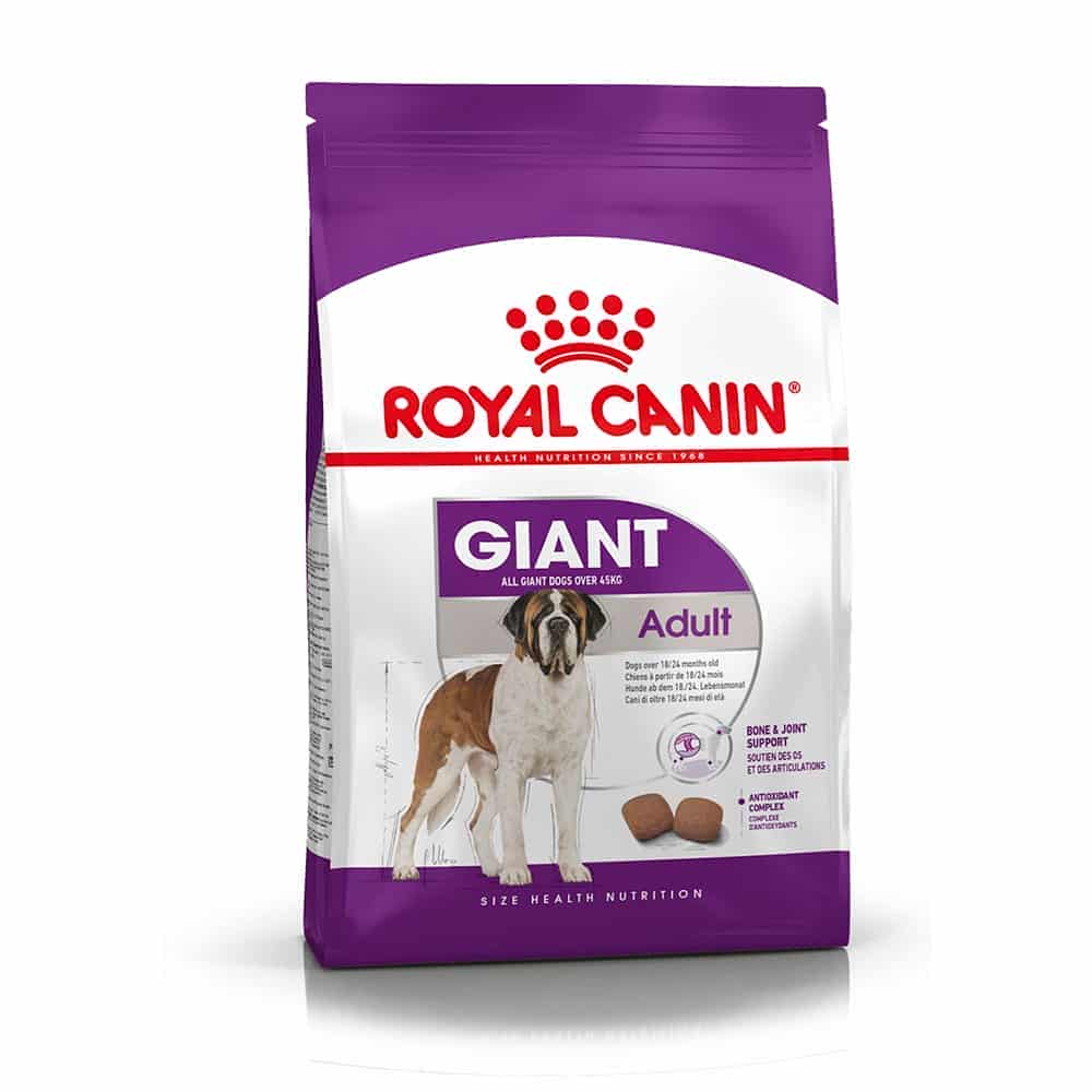 غذای خشک سگ بالغ رویال کنین مدل Giant Adult نژاد خیلی بزرگ | 15 کیلوگرم