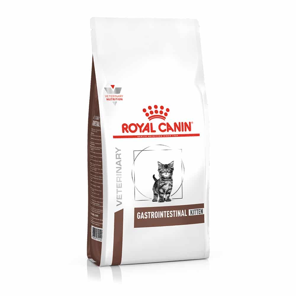غذای خشک بچه گربه رویال کنین مدل Gastrointestinal Kitten درمان مشکلات گوارشی