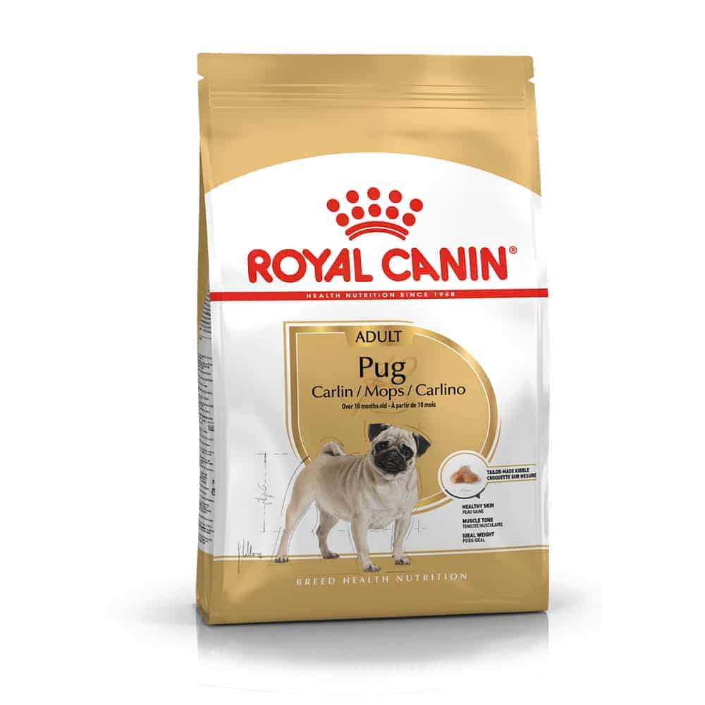 غذای خشک سگ بالغ رویال کنین مدل Pug Adult نژاد پاگ