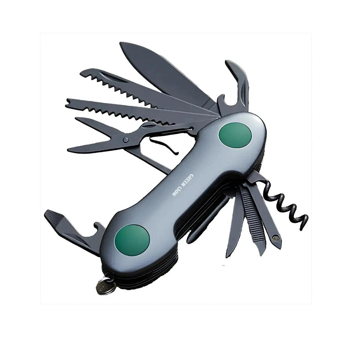 ابزار چندکاره ۱۴ کاره گرین لاین Key Chain Knife مدل GN14N1MTOLBK