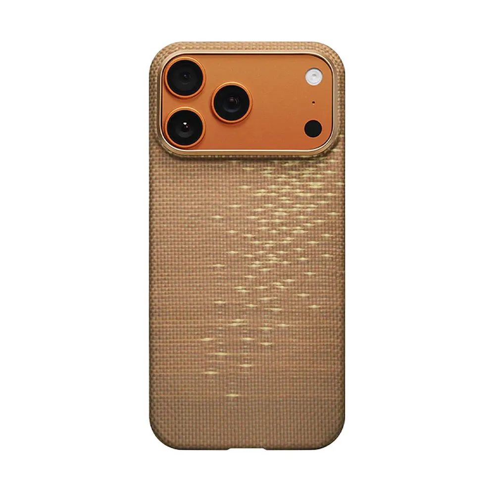 قاب آیفون ۱۷ پرو مکس PITAKA Ultra Slim Golden Glint