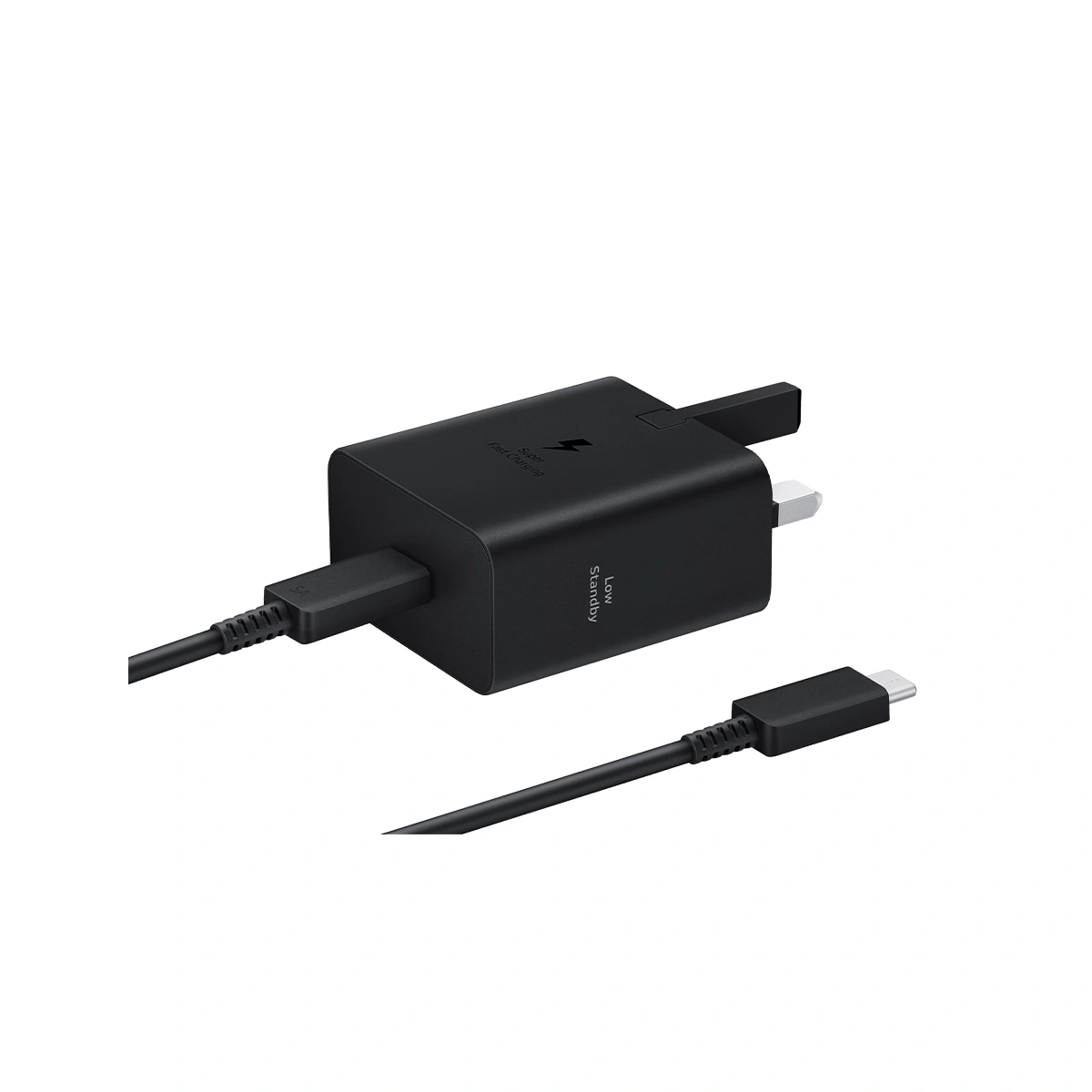 شارژر دیواری 45 وات سامسونگ به همراه کابل5A USB-C to USB-C مدل EP-T4511XBEGGB