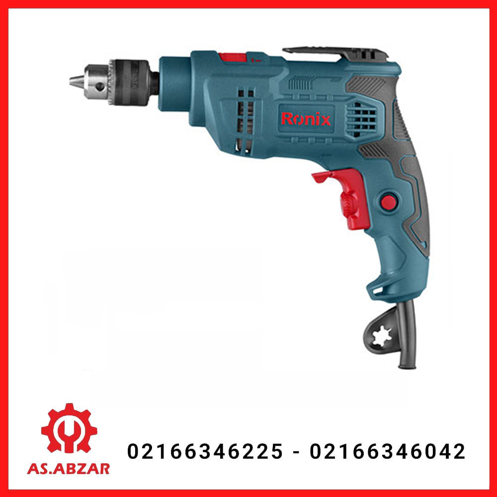دریل 10 چکشی آچاری 450 وات رونیکس کد 2121