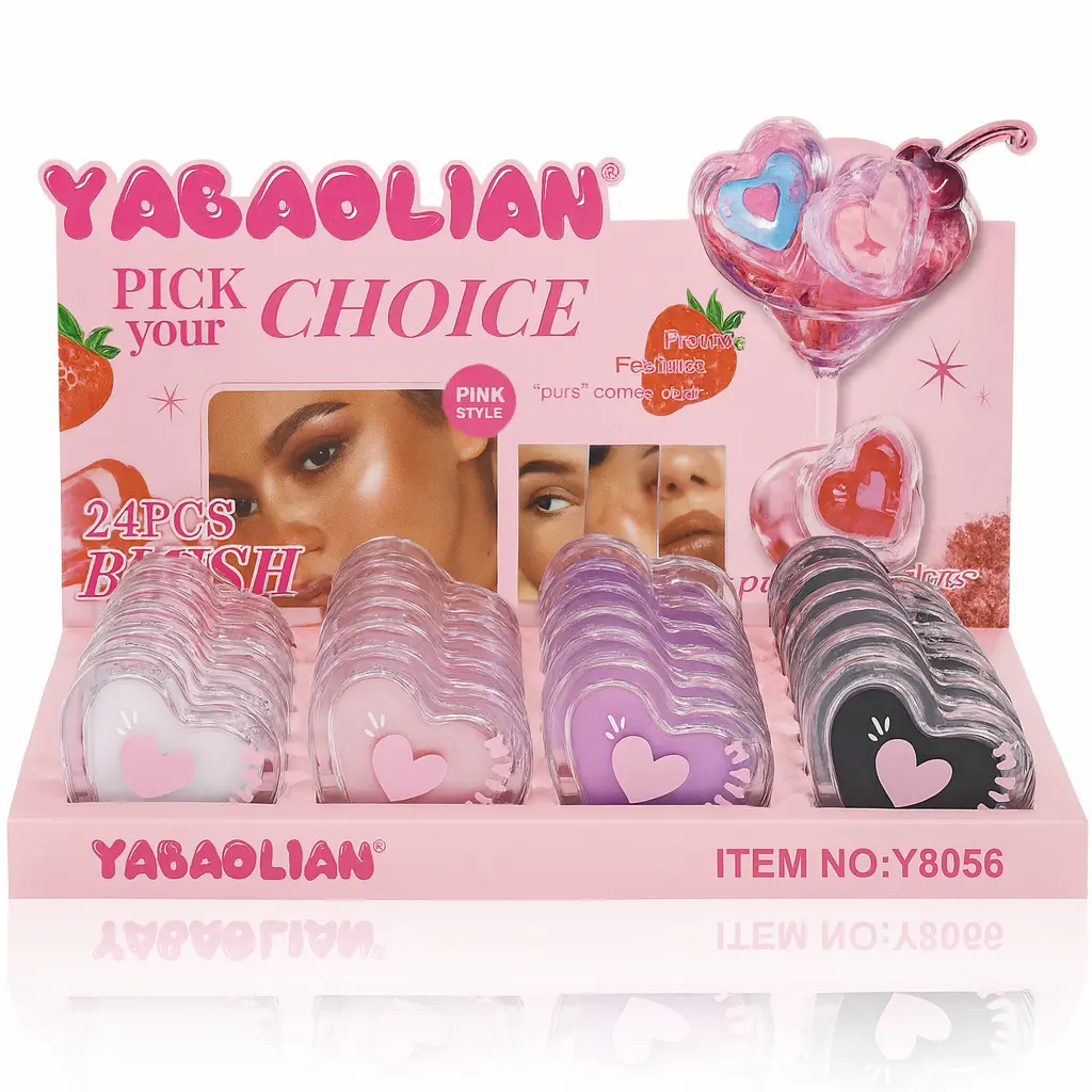 رژگونه حرارتی مدل قلبی برند یابالیان | YABQAOLIAN — تصویر ۲