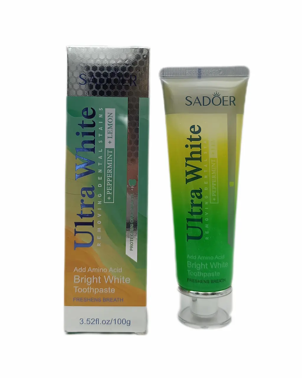 خمیر دندان PEPPERMINT+LEMON برند سادور | SADOER — تصویر ۲