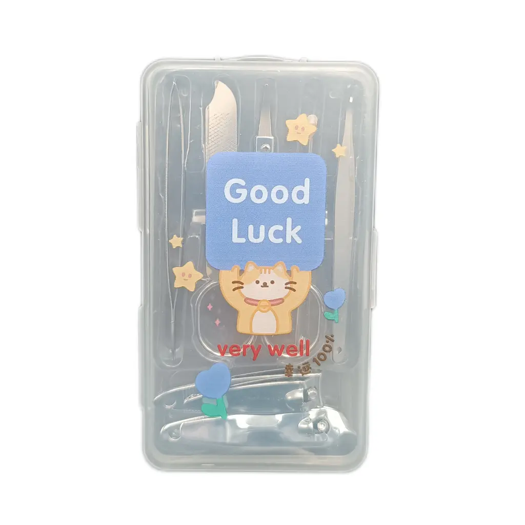 پک مانیکور مدل گربه GOOD LUCK — تصویر ۲