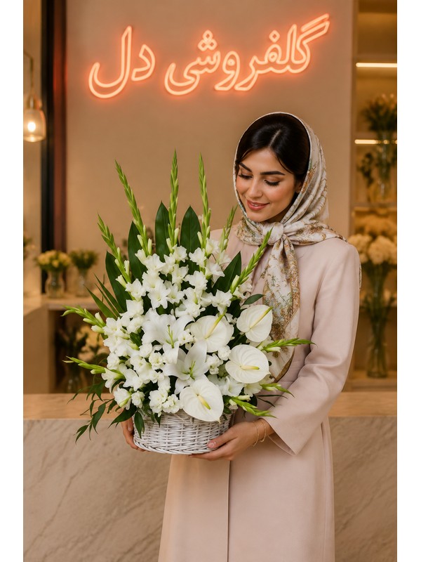 سبد گل تسلیت 546AE5