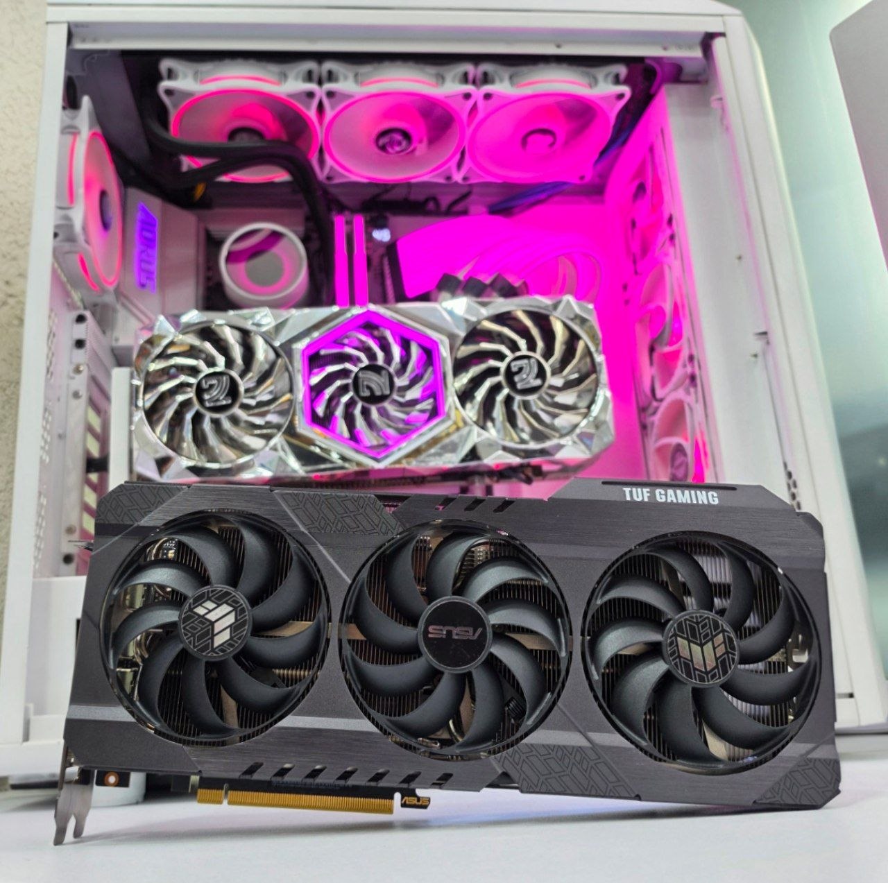 ASUS RTX 3070 Ti TUF OC 8GB استوک فوق‌العاده تمیز + جعبه کامل | نیوتک — تصویر ۲