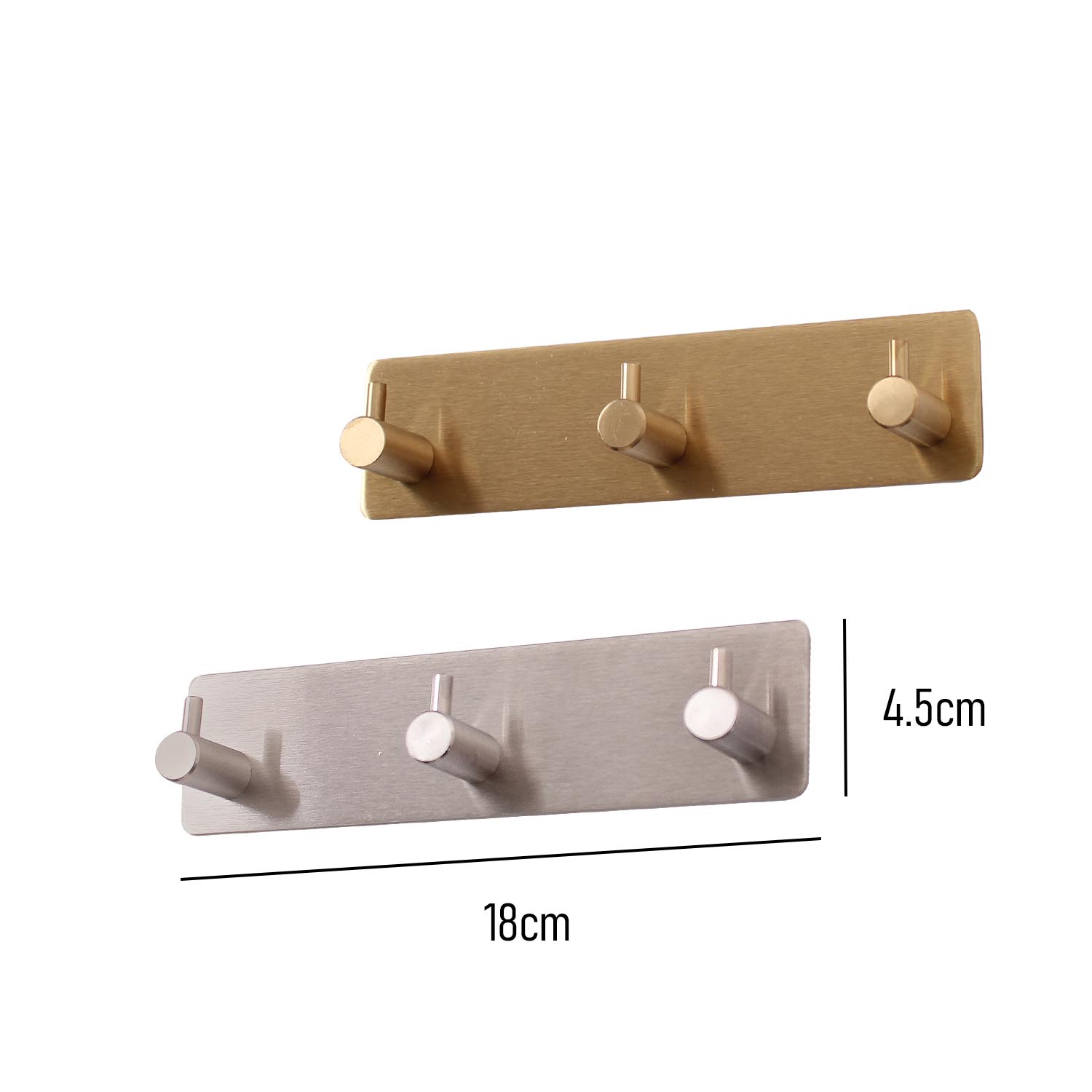 رخت آویز سه شاخه R3300 -طلایی — تصویر ۳