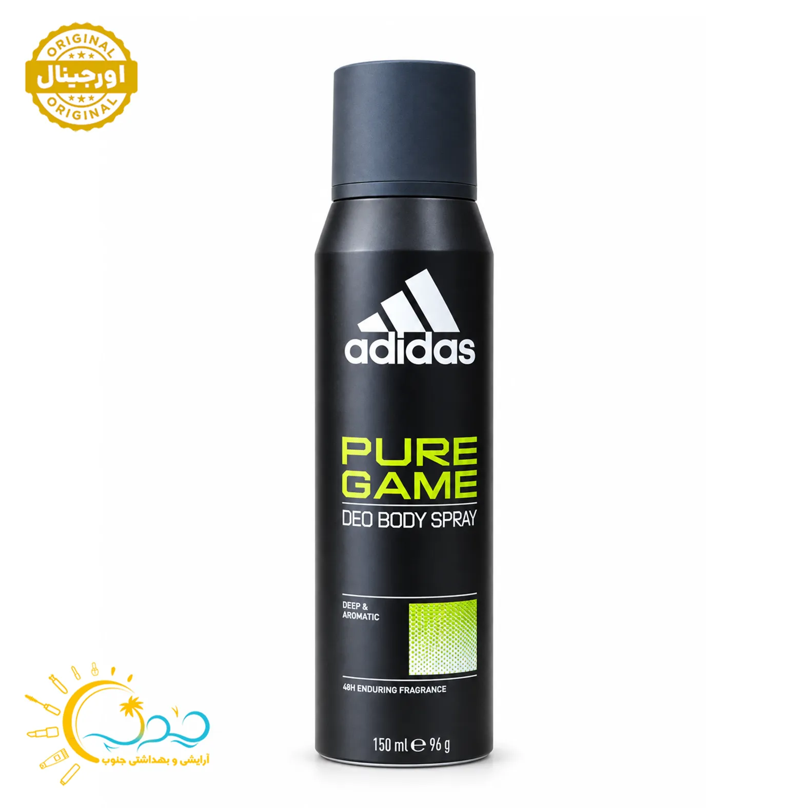 اسپری بدن مردانه آدیداس Pure Game حجم 150 میل — تصویر ۲