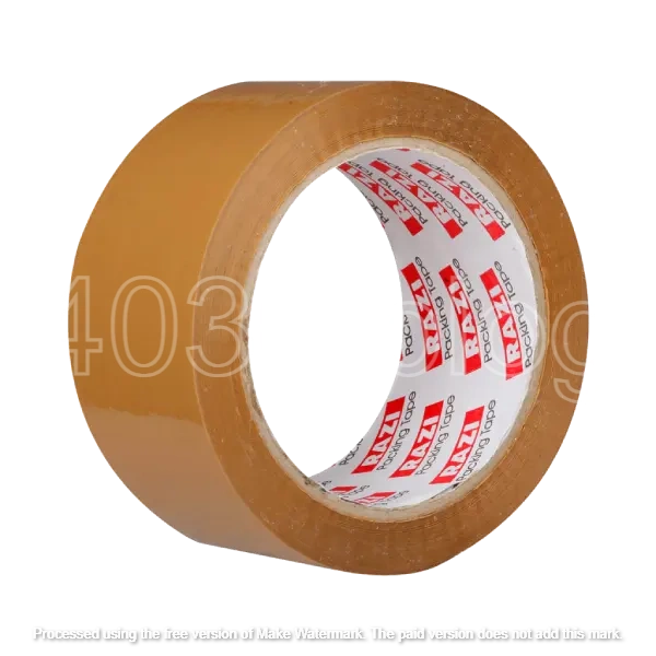 چسب نواری پهن 5 سانتی صنعتی بطول 90 یاردی 50 میکرون ژد ورازی — تصویر ۲