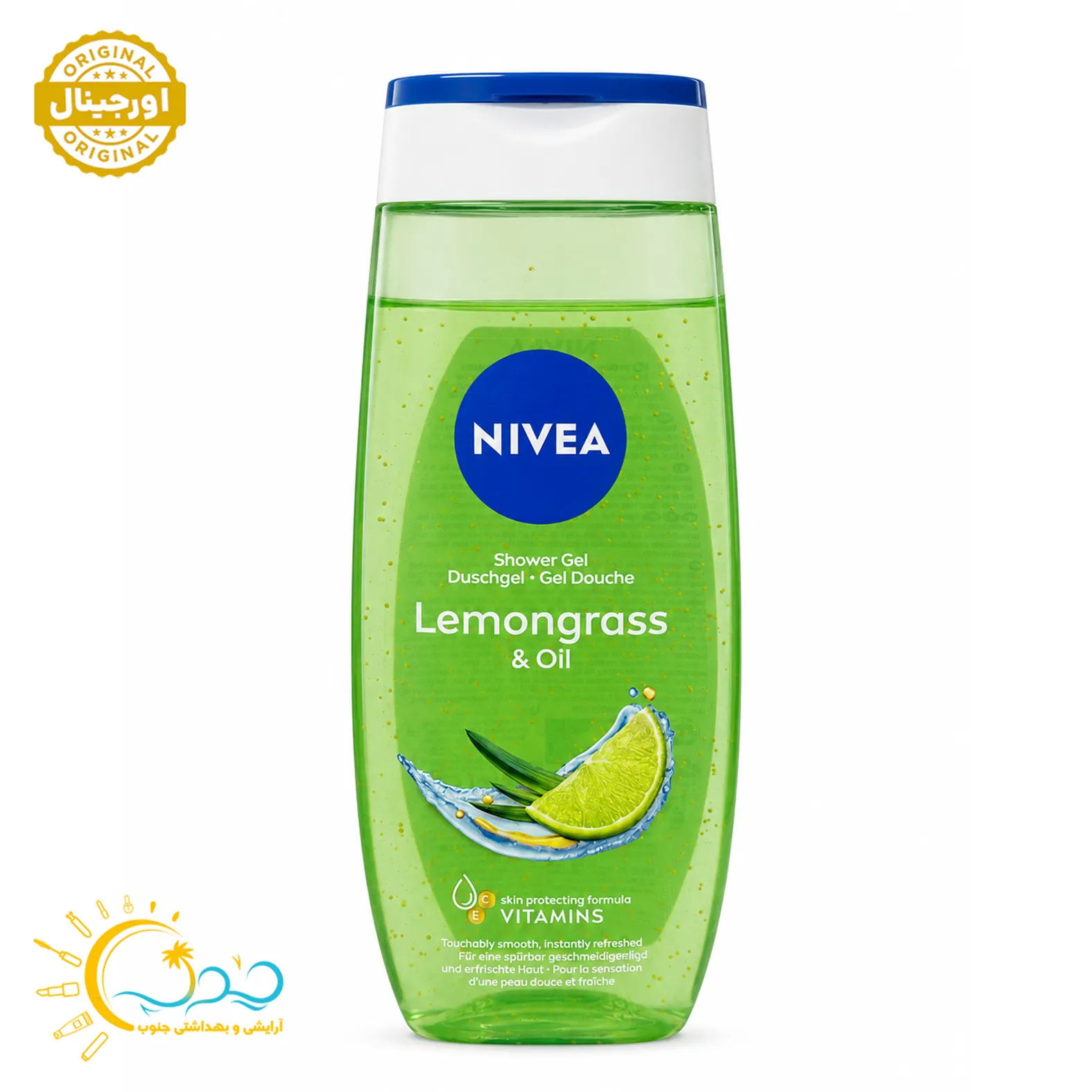 شامپو بدن نیوآ مدل lemongrass & oil حجم 250 میل