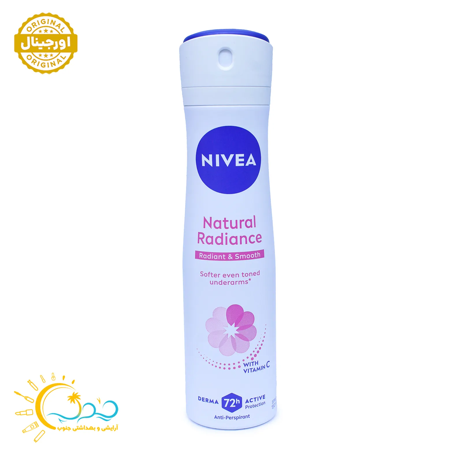 اسپری ضد تعریق زنانه نیوا مدل Natural Radiance حجم 150 میلی لیتر