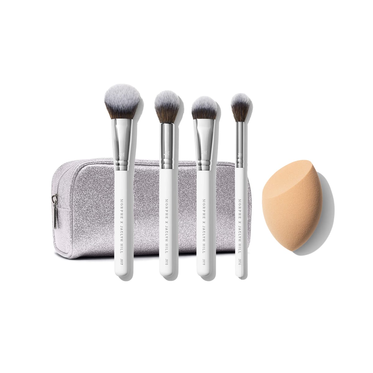ست براش 4تایی با اسفنج جاکلین هیل مورف اصل MORPHE Jaclyn Hill The Master Brightening Collection
