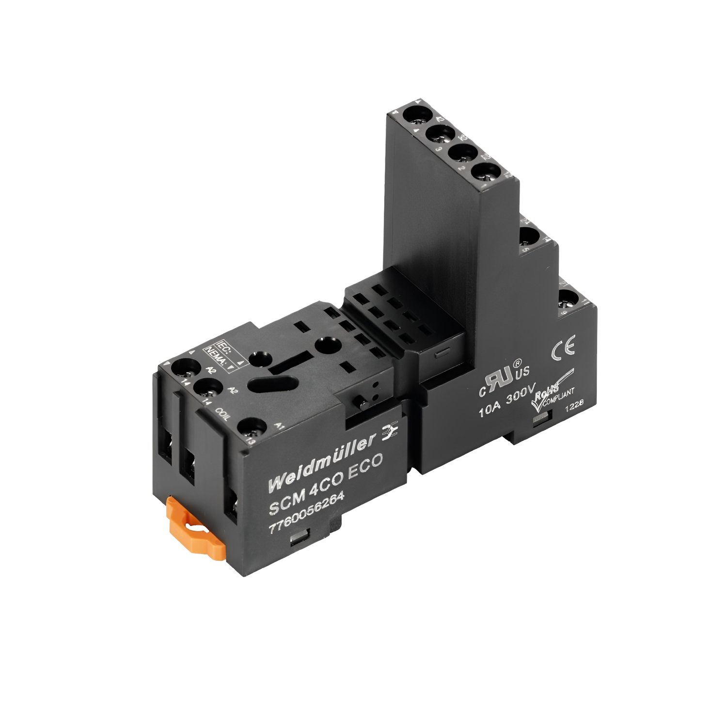 پایه رله 8 پین SCM 2CO ECO (برای رله DRM) وایدمولر 7760056263