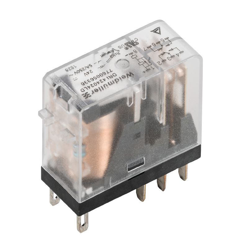 رله 8 پایه DRI 24VDC 2CO وایدمولر DRI424024