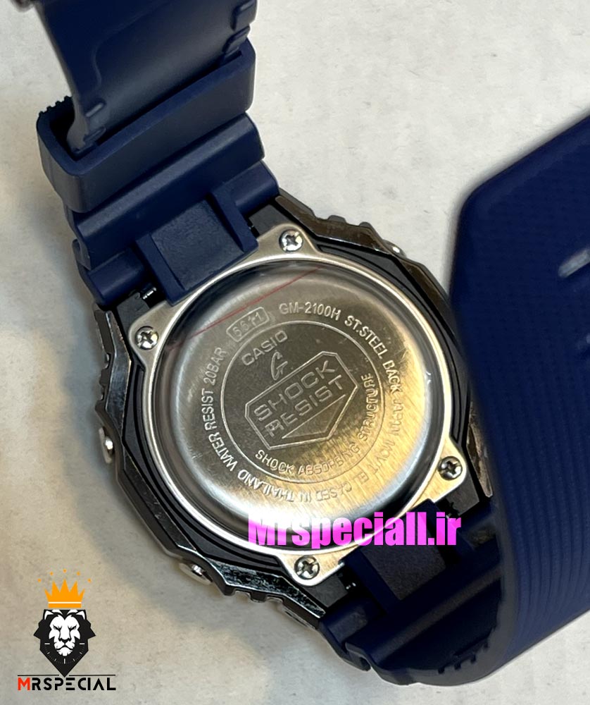ساعت کاسیو جیشاک ابی صفحه رنگی Casio g-shock gm-2100 021354 — تصویر ۶