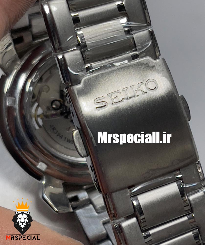 ساعت سیکو مردانه اتوماتیک استیل صفحه ابی 021312 SEIKO PREMIER — تصویر ۷