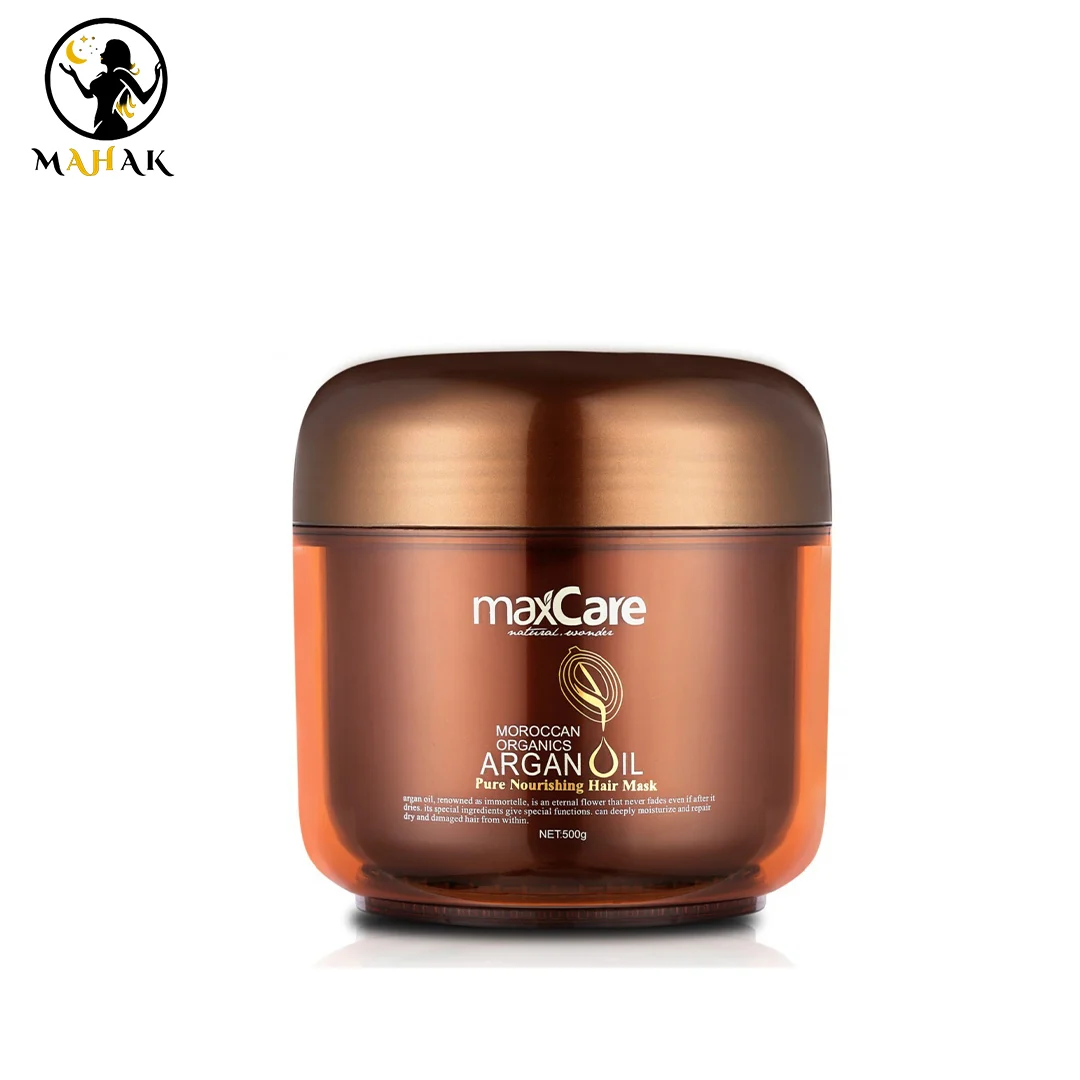 ماسک مو ترمیم کننده روغن آرگان مکس کر MAXCARE برای موهای کراتینه