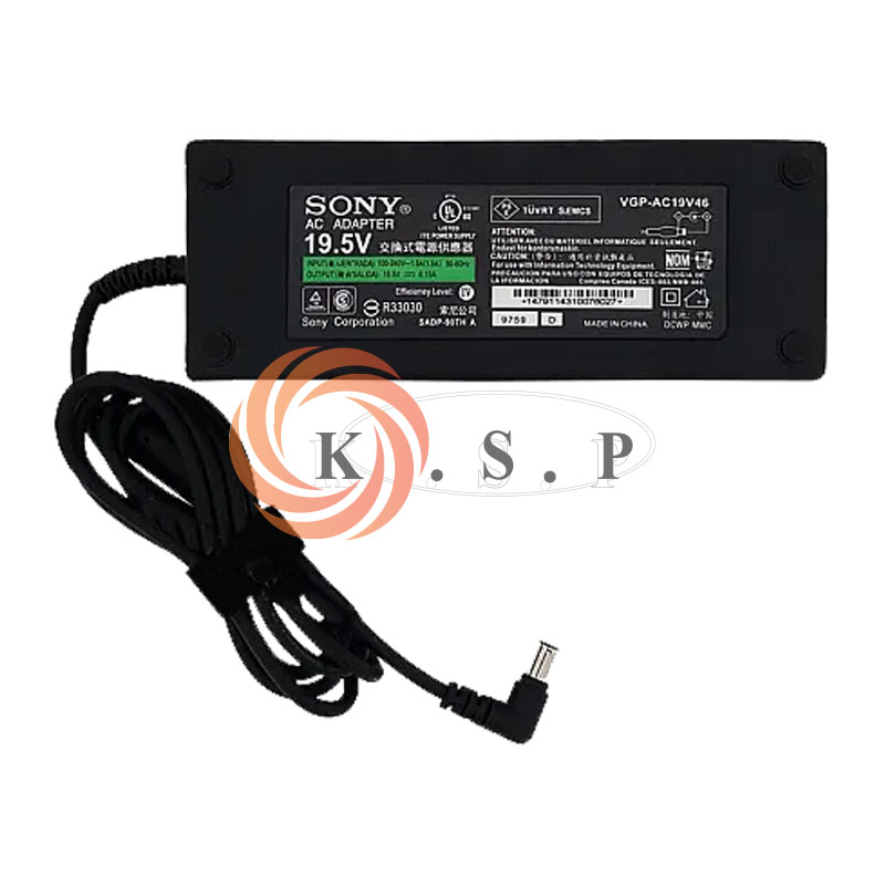 آداپتور لپ تاپ سونی Adaptor Sony 19.5V 6.15A (6.5X4.4)