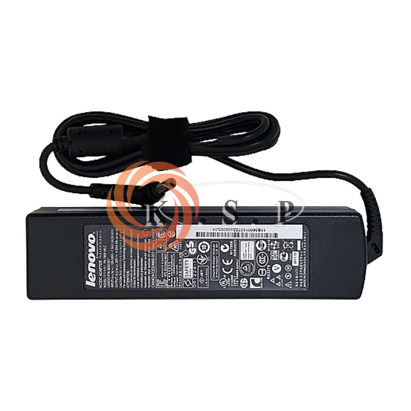 آداپتور لپ تاپ لنوو 5.5X2.5 Adaptor Lenovo 20V 4.5A Long