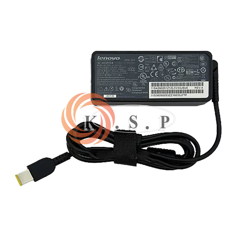 آداپتور لپ تاپ لنوو Adaptor Lenovo 20V 3.25A سر USB
