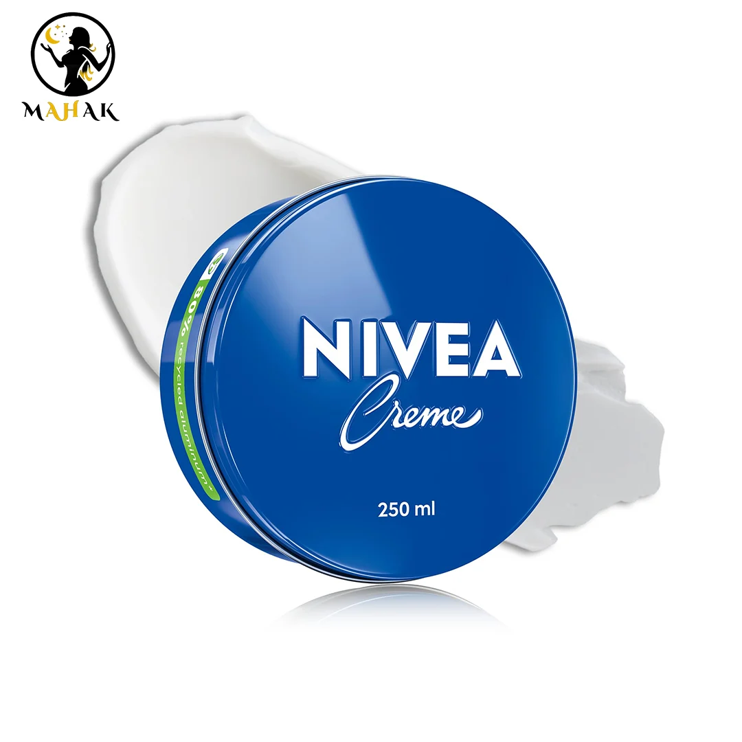 کرم مرطوب کننده قوطی فلزی نیوا آبی nivea cream — تصویر ۲