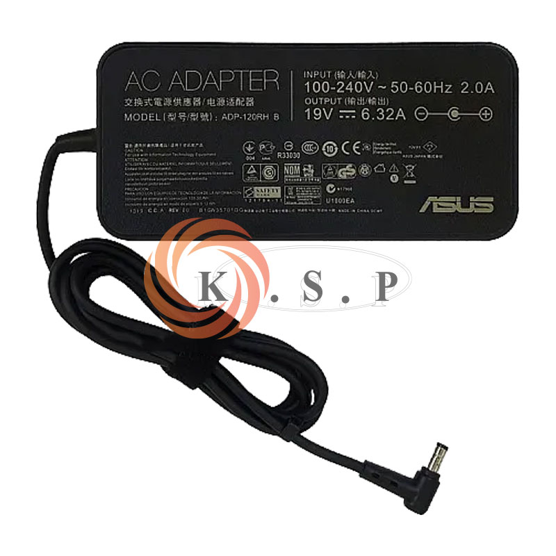 آداپتور لپ تاپ ایسوس Adaptor Asus 19V 6.32A Slim (5.5X2.5)