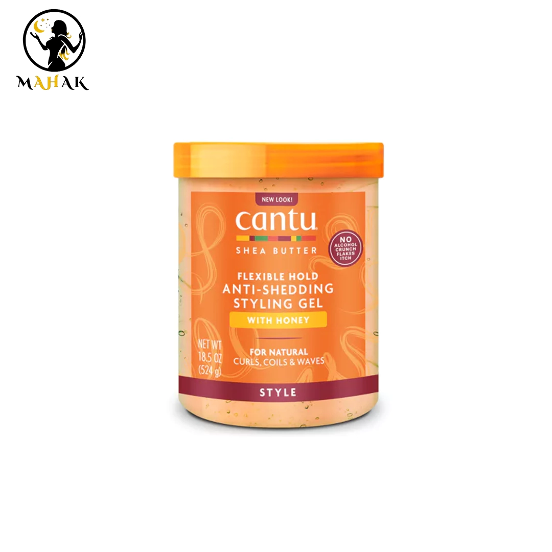 ژل حالت دهنده ( استایلینگ ) ضدریزش موی فر عسل کانتو Cantu Anti-Shedding Styling Gel With Honey 524g