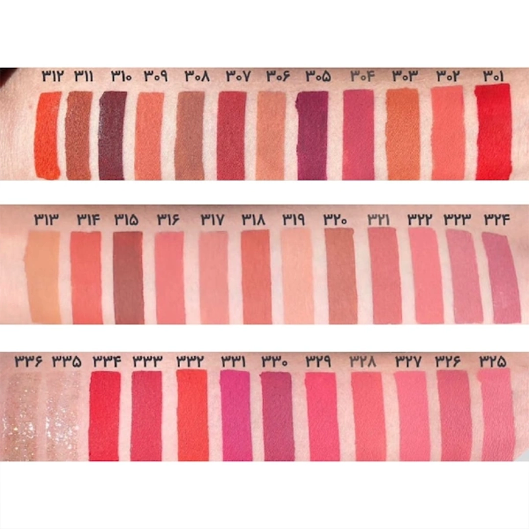 رژلب مایع مات بدون سرب 24 ساعته استاتیرا Statira Statira Unleaded lipgloss 24H — تصویر ۴