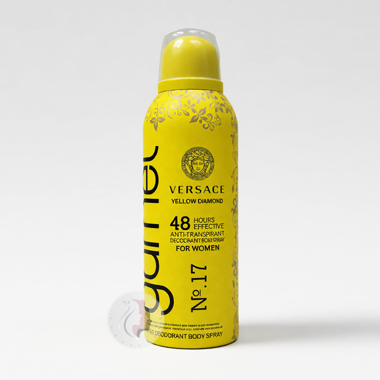 اسپری خوشبو کننده بدن زنانه گارنت مدل Versace شماره 48 حجم 200 میل