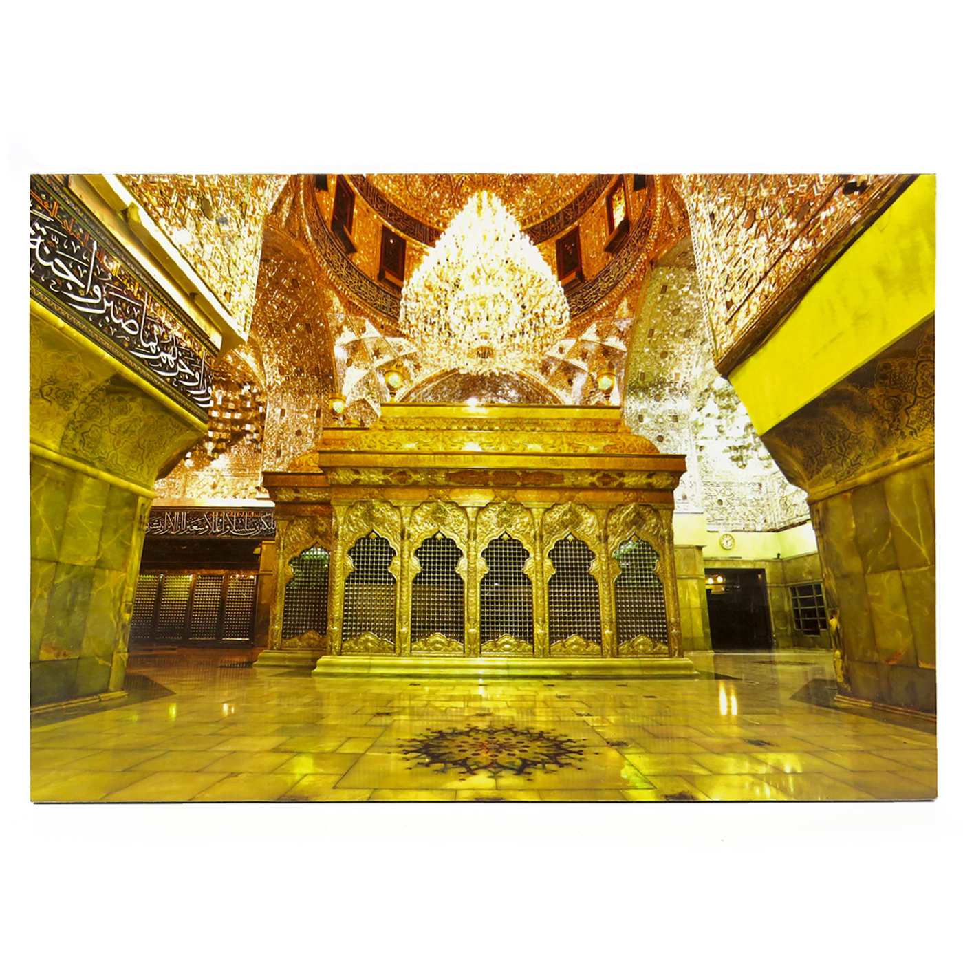 تابلو شاسی طرح حرم امام حسین کد A4 — تصویر ۲