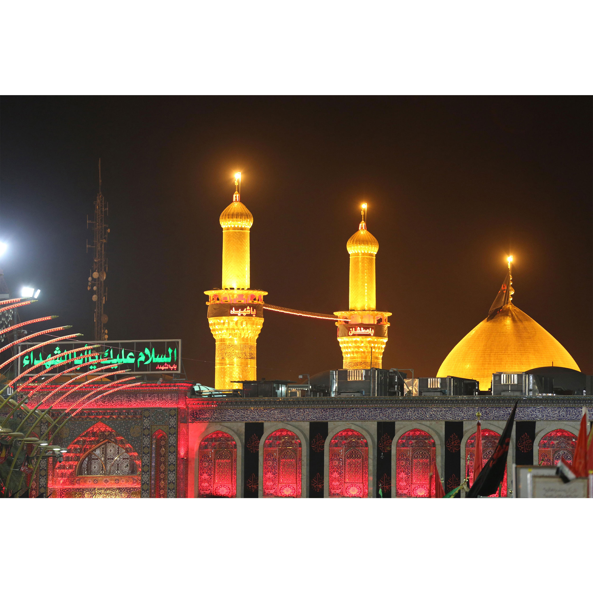 تابلو شاسی طرح حرم امام حسین مدل T2416 — تصویر ۲