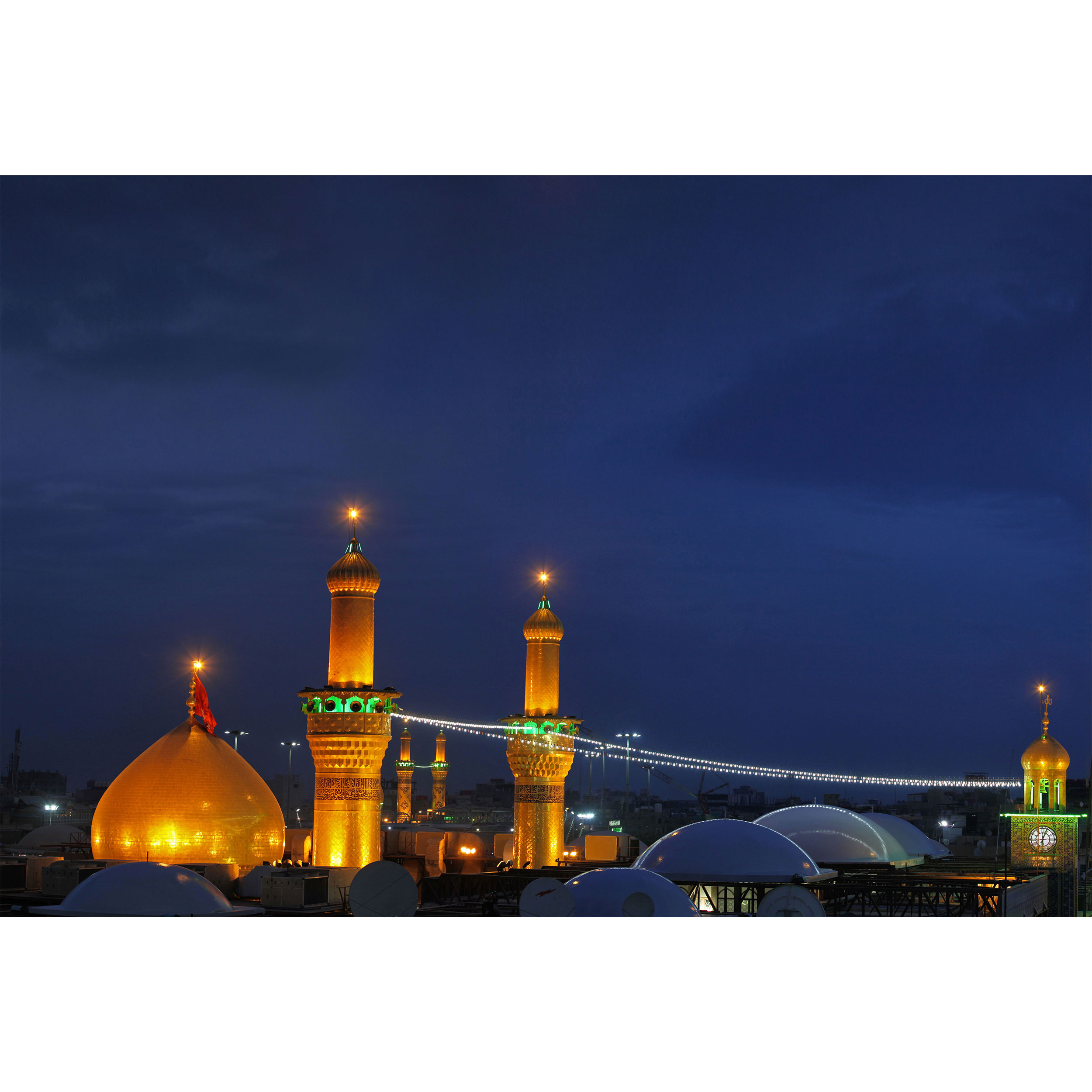تابلو شاسی طرح حرم امام حسین مدل T2405 — تصویر ۲