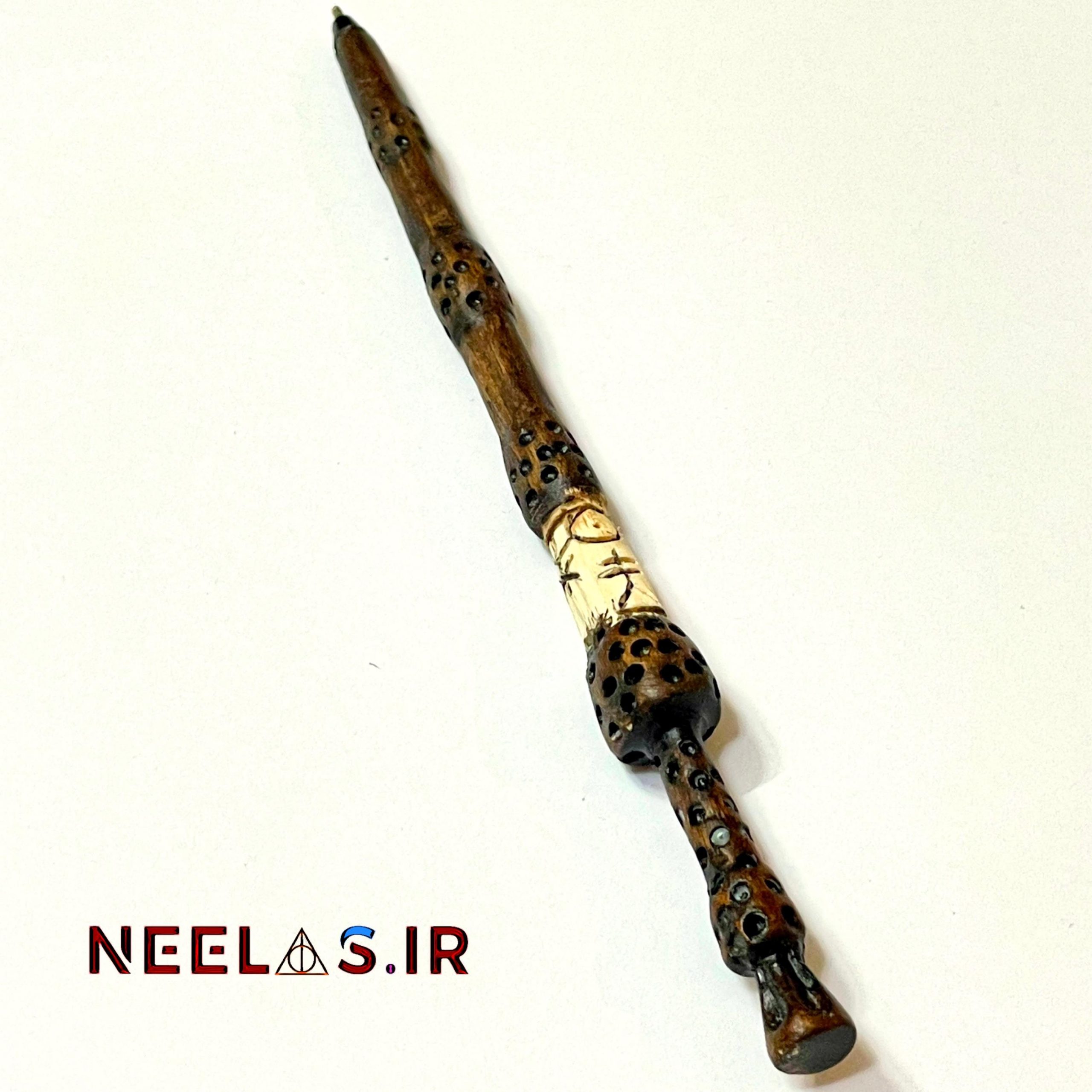 خودکار چوبی طرح الدروند (چوبدستی دامبلدور) — تصویر ۵