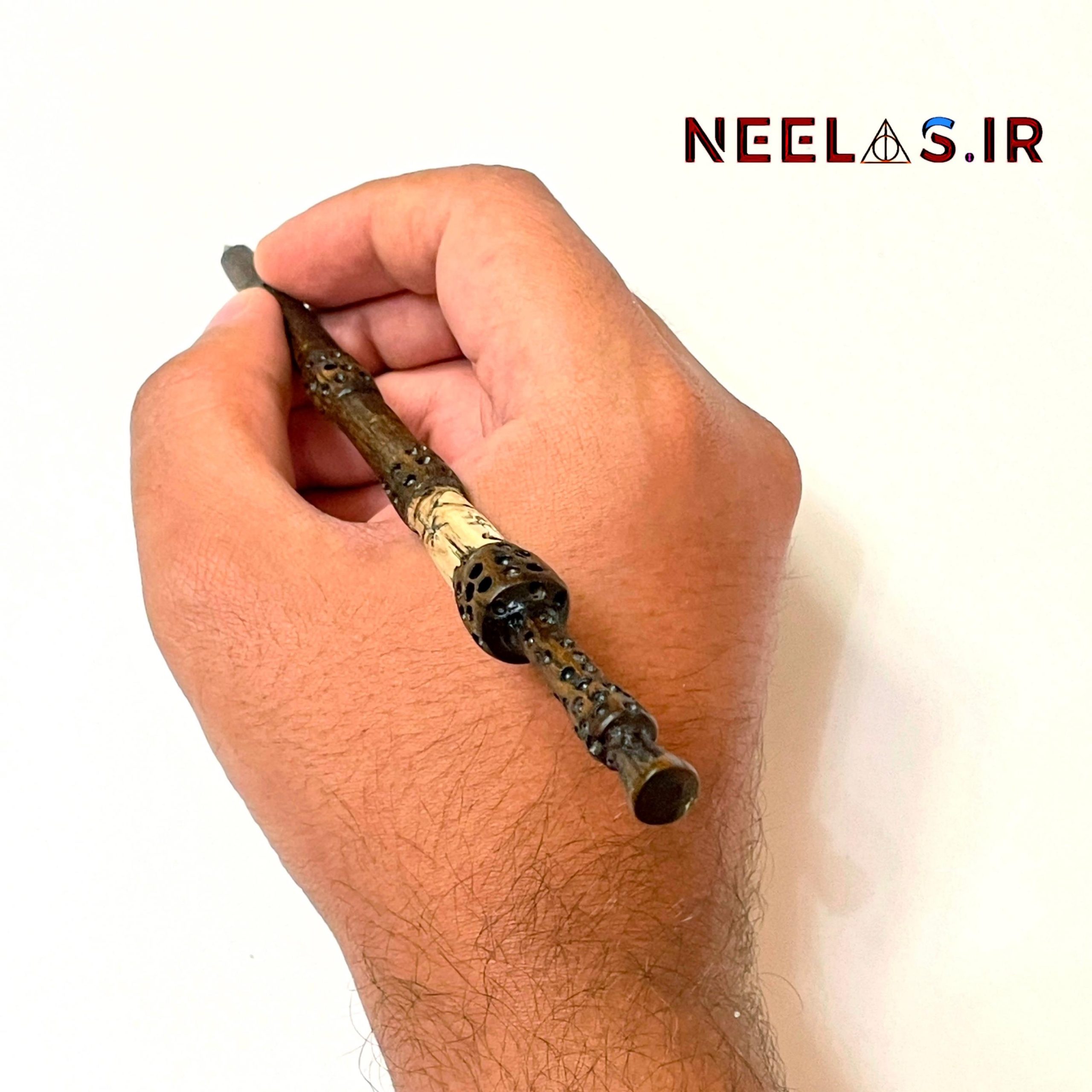 خودکار چوبی طرح الدروند (چوبدستی دامبلدور) — تصویر ۴